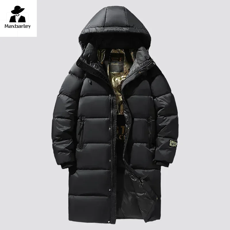 Winter Long Down Coats Women Warm Thick Puffer Jacket Female Portable Unisex Outerwear Lady Hooded Parka for 3XL