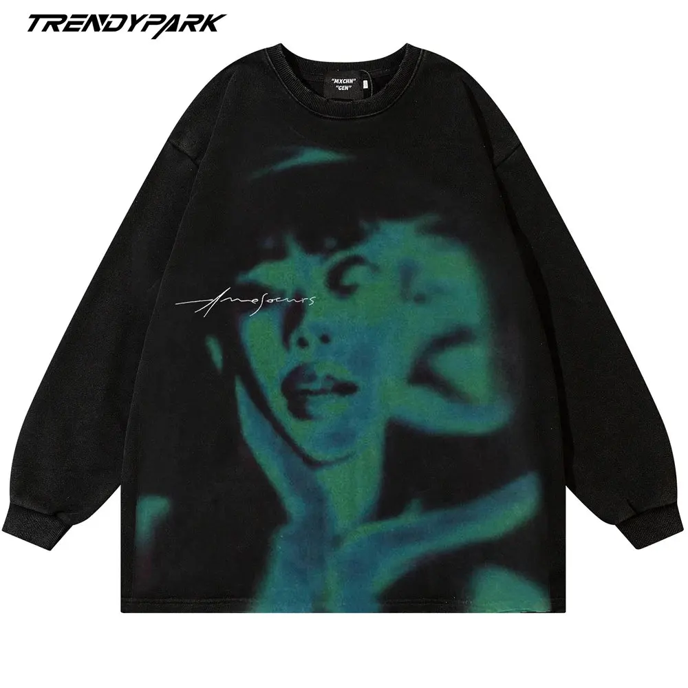 

Свитер Мужской трикотажный с забавными мультяшными буквами на осень