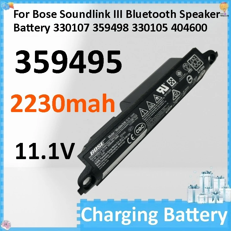 Фото Аккумулятор 359495 11.1V 2230mAh для Bluetooth-колонки Bose Soundlink III, совместим с аккумуляторами 330107, 359498, 330105, 404600, 330105A №1