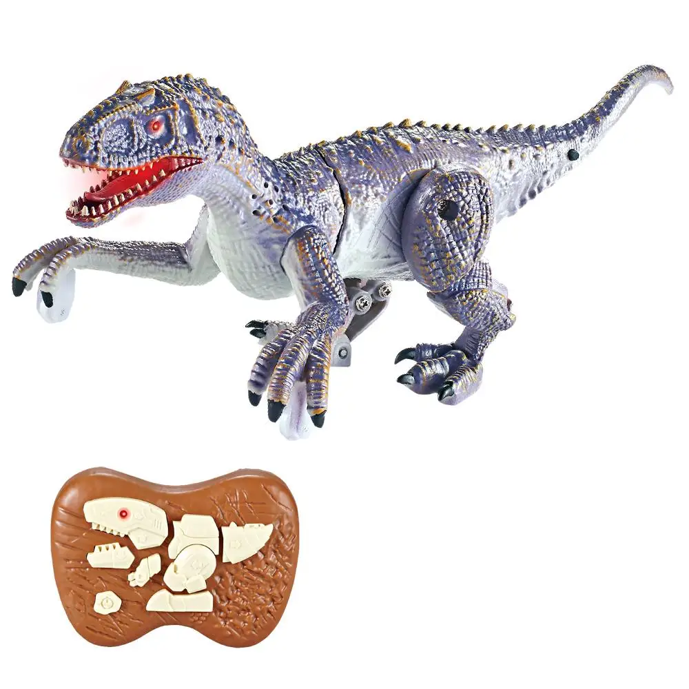 

2,4g Имитация Динозавра с дистанционным управлением Электрический мини Велоцираптор дилофозавр модель игрушки для мальчиков подарки