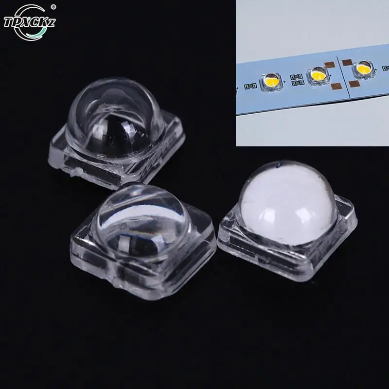 

50Pcs/set LED Lens Reflector Collimator For 5050 SMD 30 60 Degree 10X8mm Convex Optical Lens Reflector Collimator