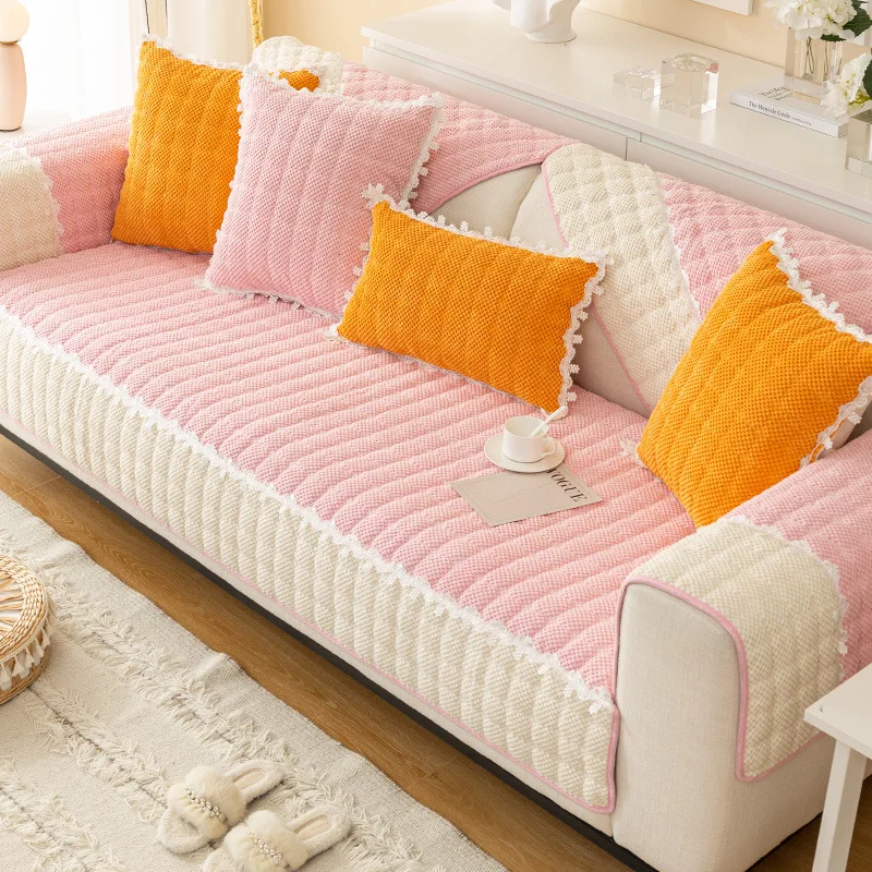 

Полиэстеровый чехол для дивана, универсальный, сплошной