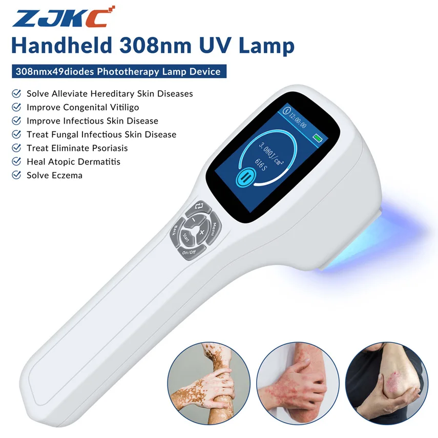 0-5J/cm2 308nm Эксимерная система Терапевтическая светотерапия УФ-устройство для