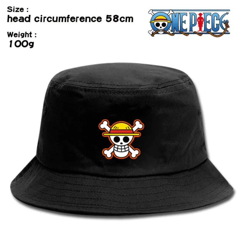 

ONE PIECE Men's and Women's Outdoor Casual Sunscreen Japanese Literature and Art Versatile Cartoon Print Fisherman Hat