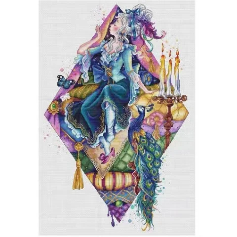 Набор для вышивки крестом XIUSPRING Мультфильмы 100% хлопок