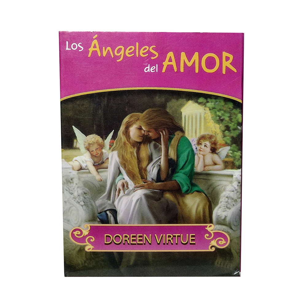 

Spain Edition The Romance Angels Oracle Cards for beginnersWith PDF Spain Guide Black Velvet Bag Doreen Virtue Out of Print