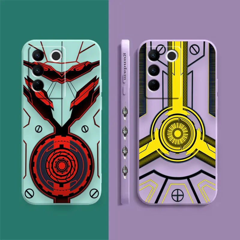 Case For VIVO S5 S6 S7 S9 S9E S10 S12 S15 S16 S16E V19 V20 V21 V23 V25 V27 PRO 5G Case Cover Funda Cqoue Shell Capa Robot Armor