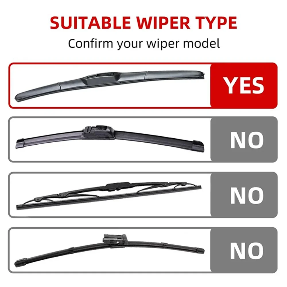 Car Windshield Wiper Blade Insert Rubber Strip for Toyota Camry RAV4 Prado Corolla YARIS KIA Rio Sorento Sportage K2 K3 K4 K5