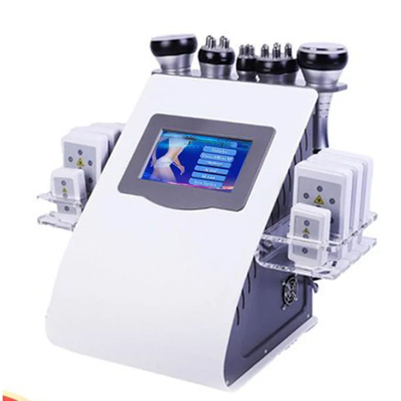 

New 6 in 1 40K Ultrasonic Cavitation Vacuum RF Laser Weight Loss Machine Home Reformer