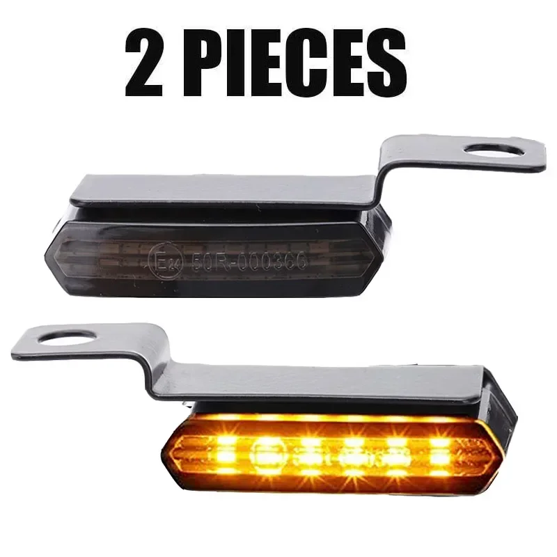 

2 шт. мини-Светодиодные поворотники для мотоциклов, задний фонарь, последовательная лампа для мотоциклов, 12 В, для Harley Davidson Sportster 1200 883