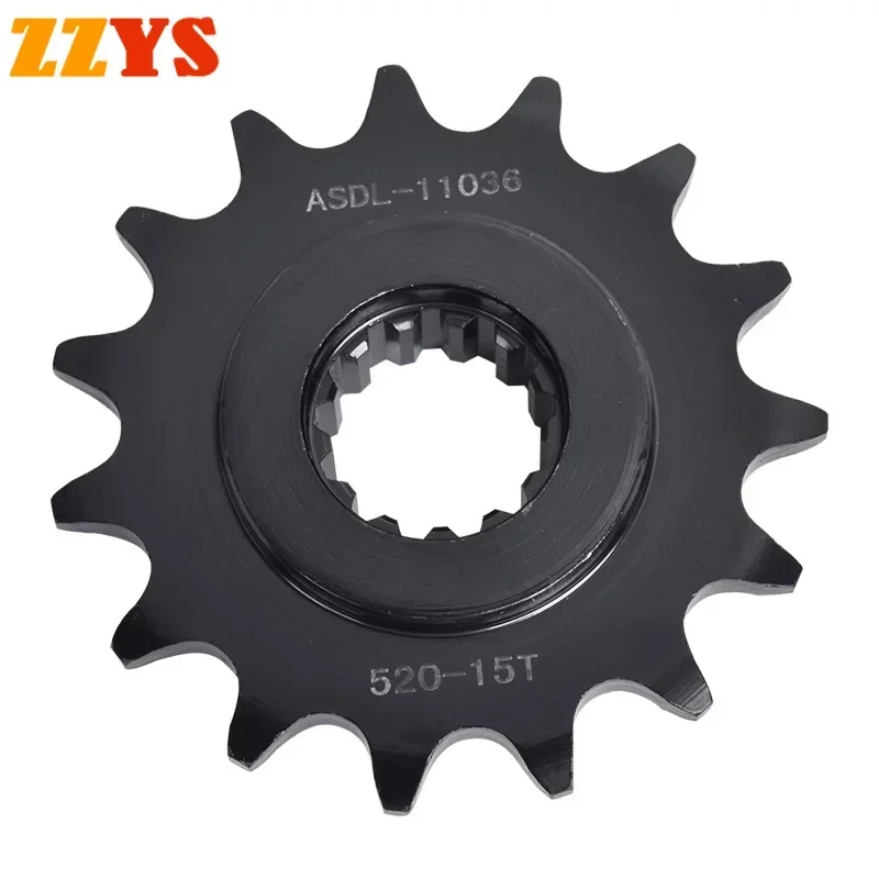 Передняя Звездочка с 15 зубьями для Kawasaki Z750R Z750S ZR750S ZR750P ABS ZR750 ZR Z 520 Z750 R 750 T