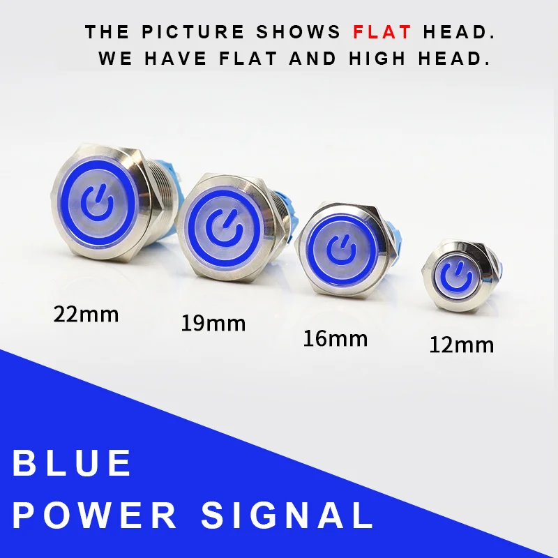 

Металлический кнопочный переключатель 22 мм, 8 контактов, 2C 2NO 2NC, мгновенное/фиксирующее устройство, искусственная мощность, Водонепроницаемый самоблокирующийся