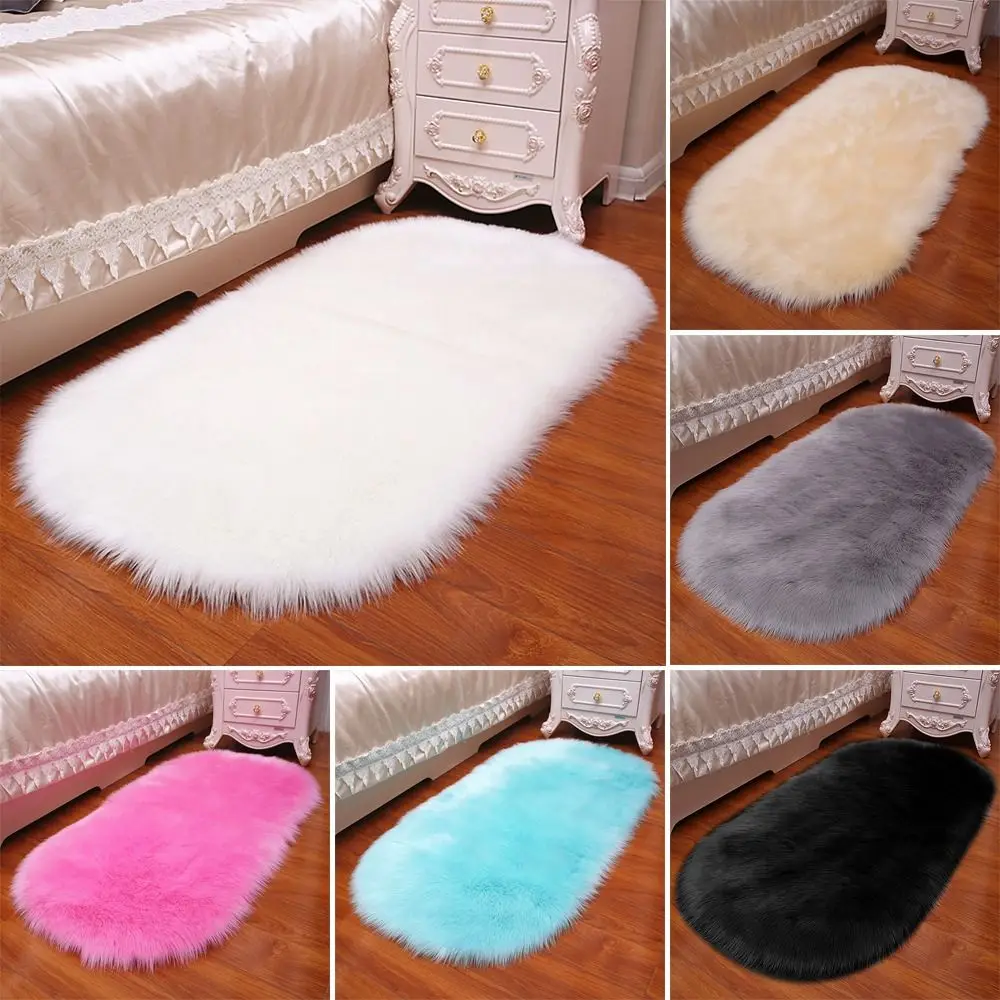

Новый ковер, плюшевый мягкий ковер из овечьей кожи, ковер для спальни, подушка из искусственной шерсти, диванная подушка, ковер для гостиной
