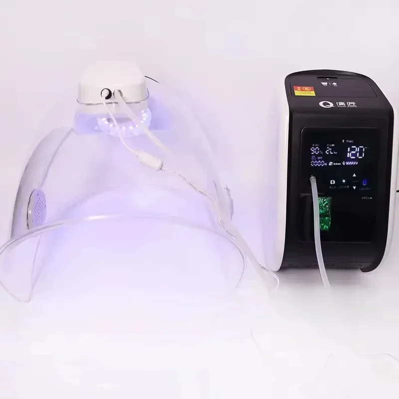 Фото Аппарат для кислородной терапии O2toderm Dome с маской, корейская система кислородной инфузии для салонов красоты и домашнего использования №3
