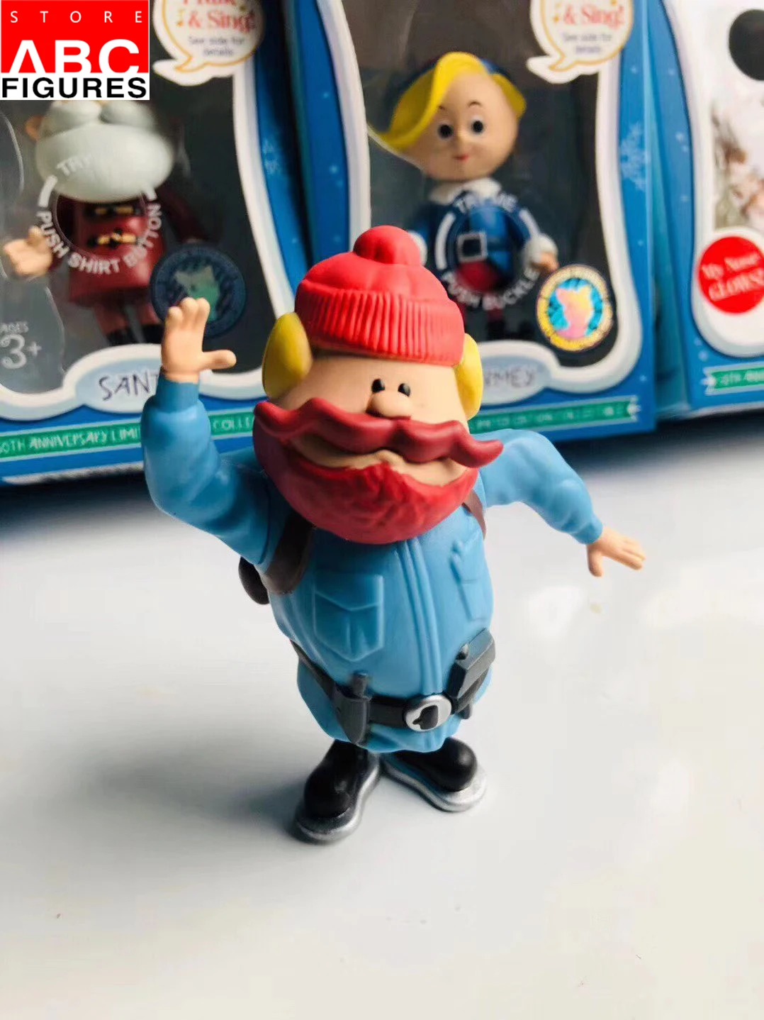 

Anime Figure Ornaments Rudolph Red Beard Doll Kidsfor for Collection Children Toy Birthday Gifts In Stock