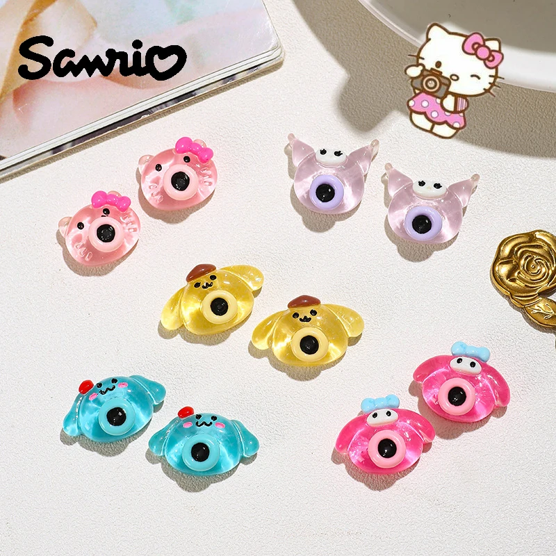 

Новинка, стикер Kawaii Sanrio Kuromi для творчества, стикер Hello Kitty для телефона, аксессуары из смолы для обуви, зажим для волос, зажим для волос, матери...