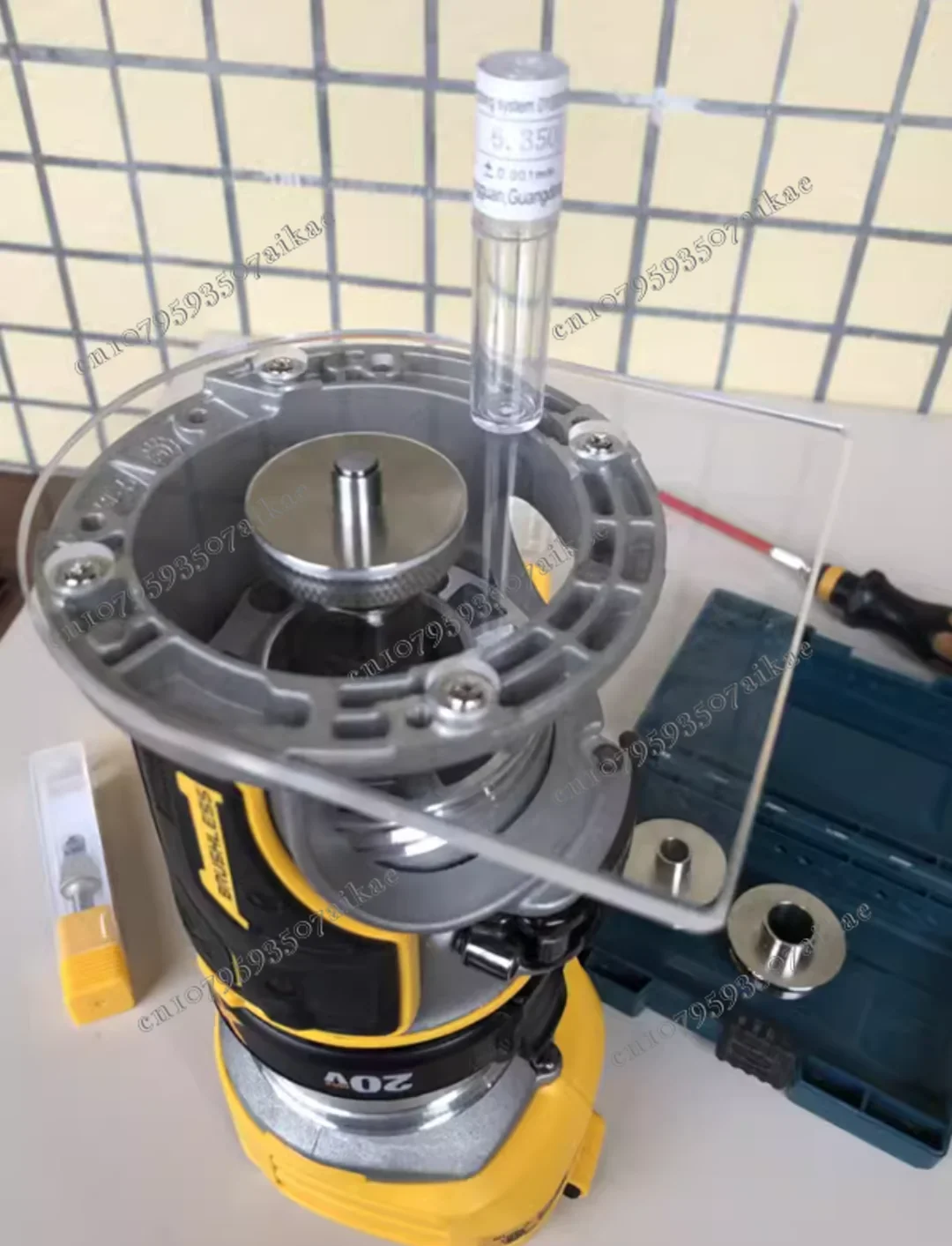 Набор круглых опорных пластин + 10 шт. латунных направляющих втулок шаблона