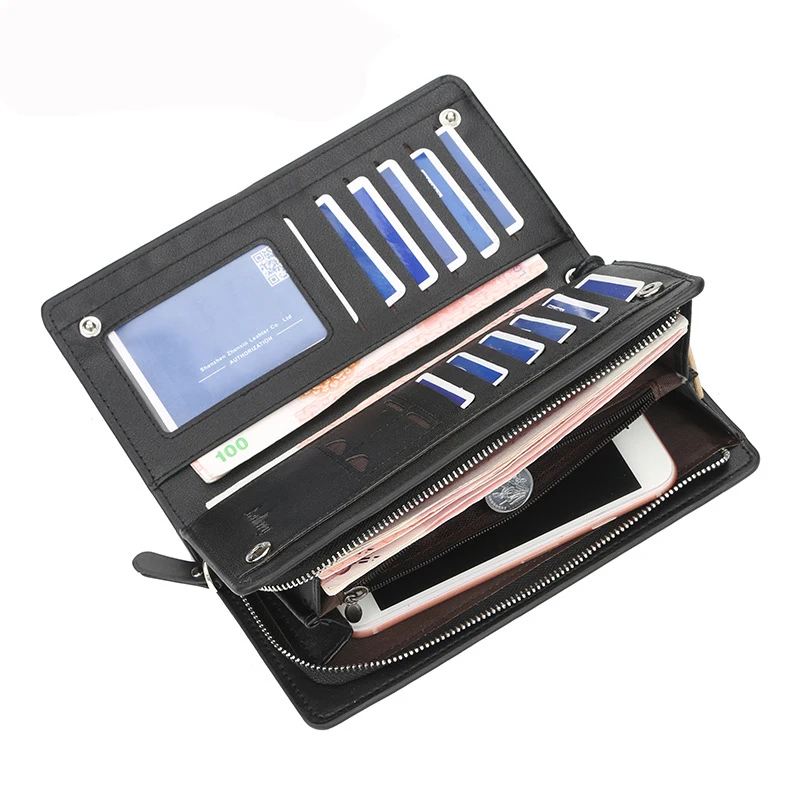 Clutch Male Men's Wallet Luxury Brand Id Holder Purse for Men Cover on the Passport Bag for Phone Coin Purses Cardholder Card