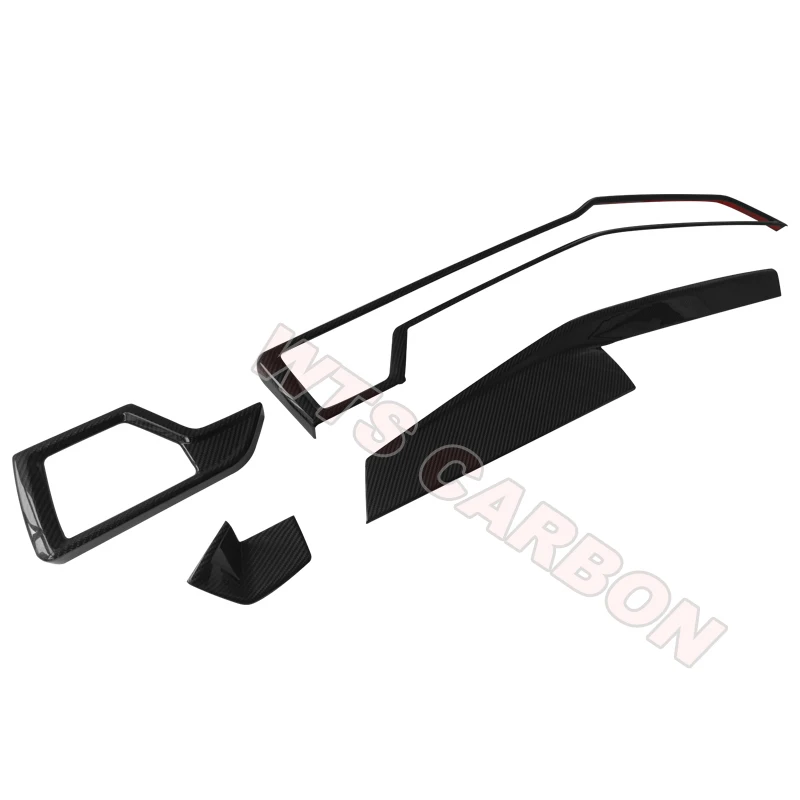 Настоящие аксессуары для интерьера из углеродного волокна крышка центральной