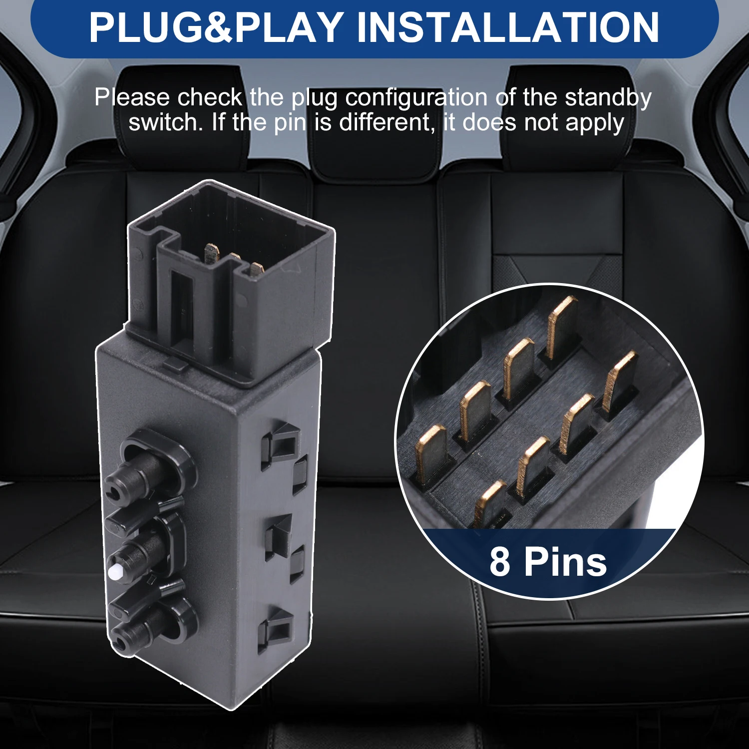 Новый 4602697 Переключатель сиденья AA для Chrysler PT Cruiser Dodge Ram 1500 2500 3500