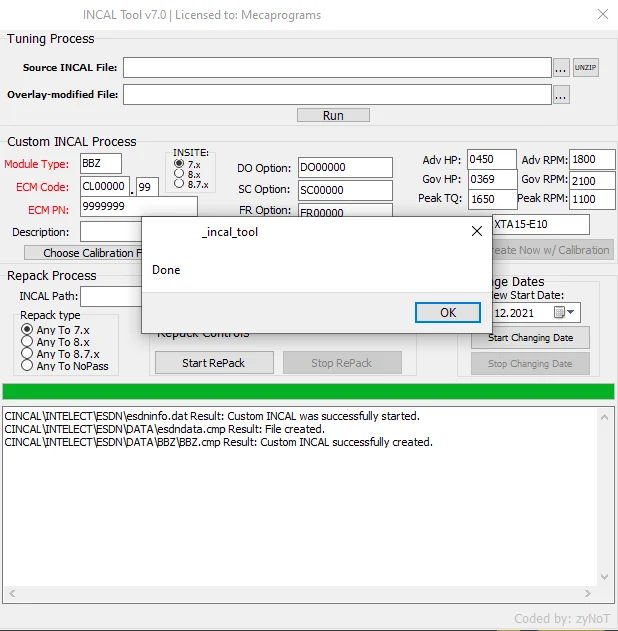 

INCAL Tool v7.0