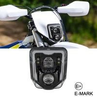 e mark ece e24 led motorcycle headlight drl hilo beam light for husqvarna te fe tc fc 125 250 300 350 450 501 701 250i 300i