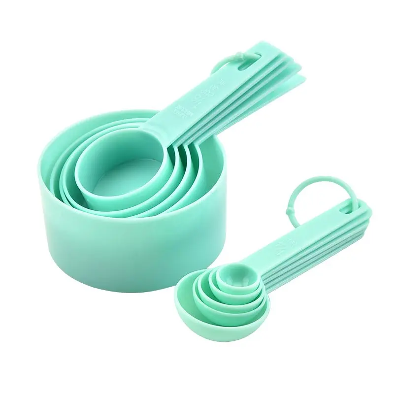 

Multi-purpose Measuring Cup Measuring Spoon Gauge Tool Plastic Handle Spoon Flat-bottomed Spoon Kitchen Cooking Gadget