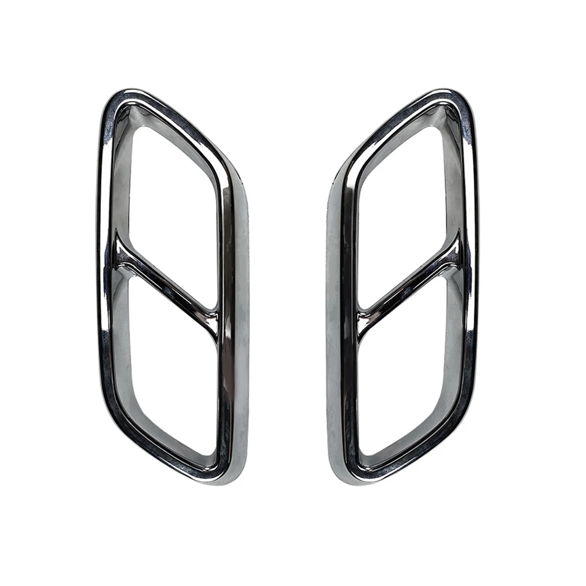 

Silver Car Tail Throat Exhaust Pipe Muffler Tip Cover for C-Class W206 C200 C260 C300 2022+