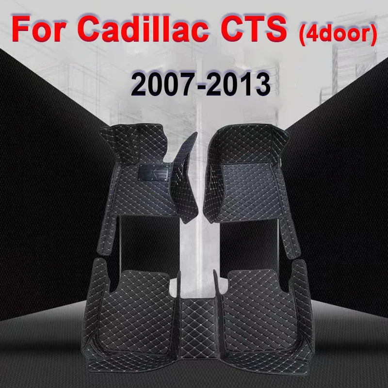 

Car floor mats for Cadillac CTS (4door) 2007-2013 Custom auto foot Pads automobile carpet cover car accessories