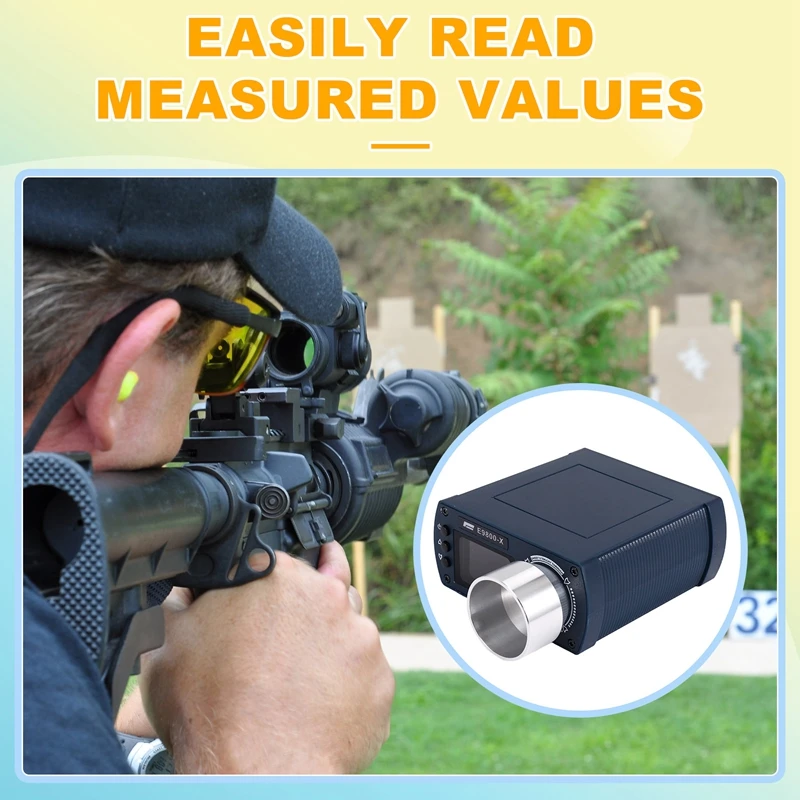 Тестер скорости E9800-X высокомощный измеритель с ЖК-экраном и хронографом для