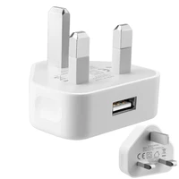 high quality mobile phone charger 1 usb wall charger travel fast charging adapter for iphonexiaomi tablet uk plug