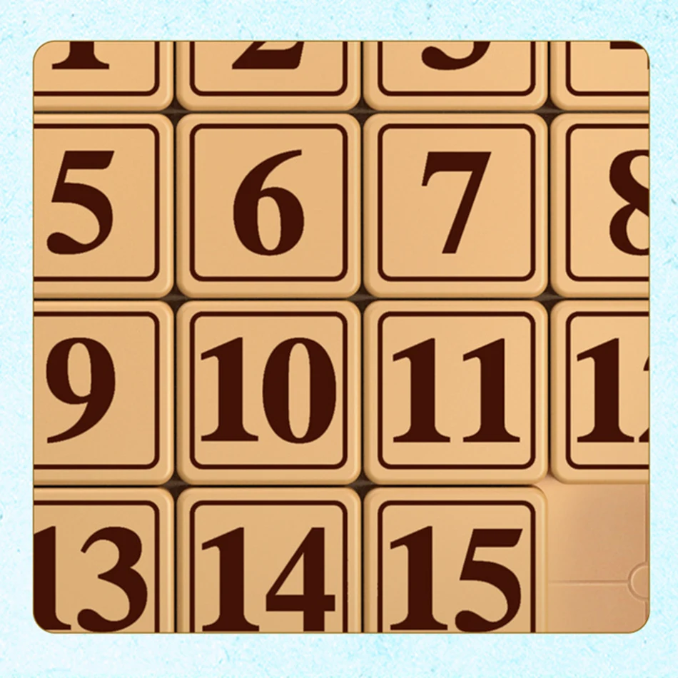 QiYi Klotski 3x3x3 4x4x4 Волшебный Куб-головоломка С Номерами Сдвижные Движущиеся Блоки