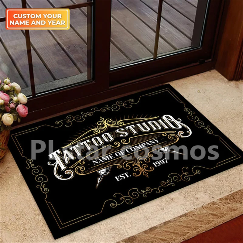 

Fire Department Logo Firefighter Doormats Non-Slip Area Rugs Kitchen Home Decor Living Room Bedroom Carpets