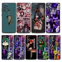 anime naruto itachi hinata sasuke phone case for samsung a01 a02 s a03s a11 a12 a21s a32 a41 a72 5g a52s 5g a91 s soft silicone