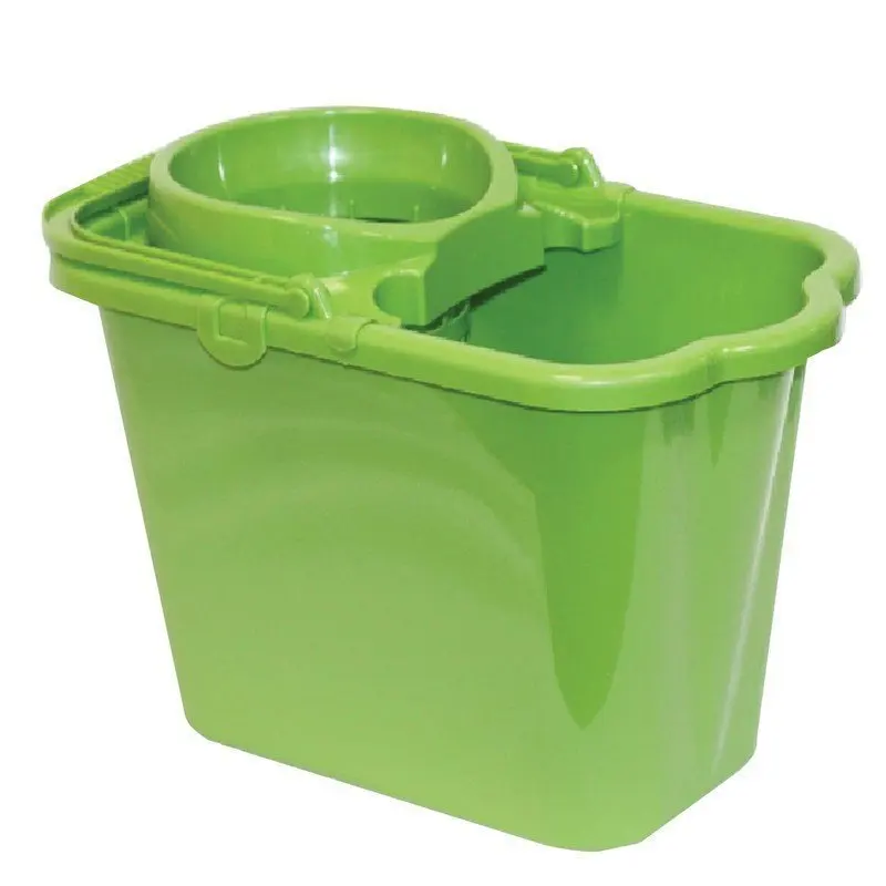 Bucket 9 5 L push (net) plastic color green (MOP 602584 -585) idea M 2421 | Дом и сад