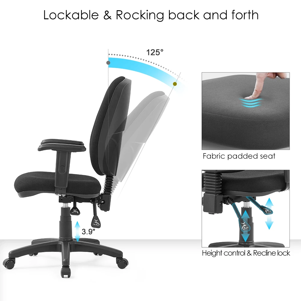 Удобное современное дизайнерское компьютерное кресло для офиса эргономичное