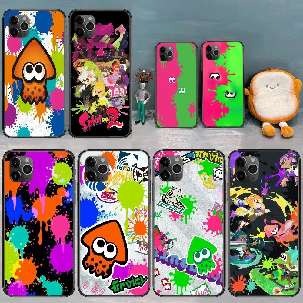 Чехол для телефона splatoon 2 с изображением автомата iphone 5 5s se 6 6s 7 8 12 mini plus X XS XR 11 PRO MAX
