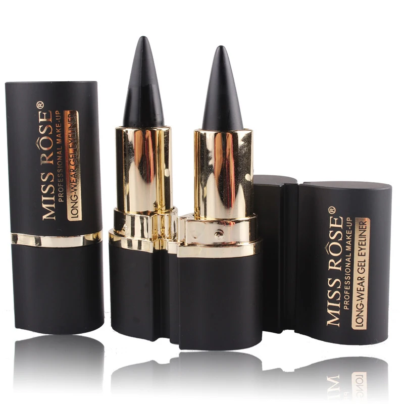 

Miss Rose Black Eyeliner Gel Stick Eyes Makeup Waterproof Long-lasting Women Beauty Eye Liner Pen maquillajes para mujer