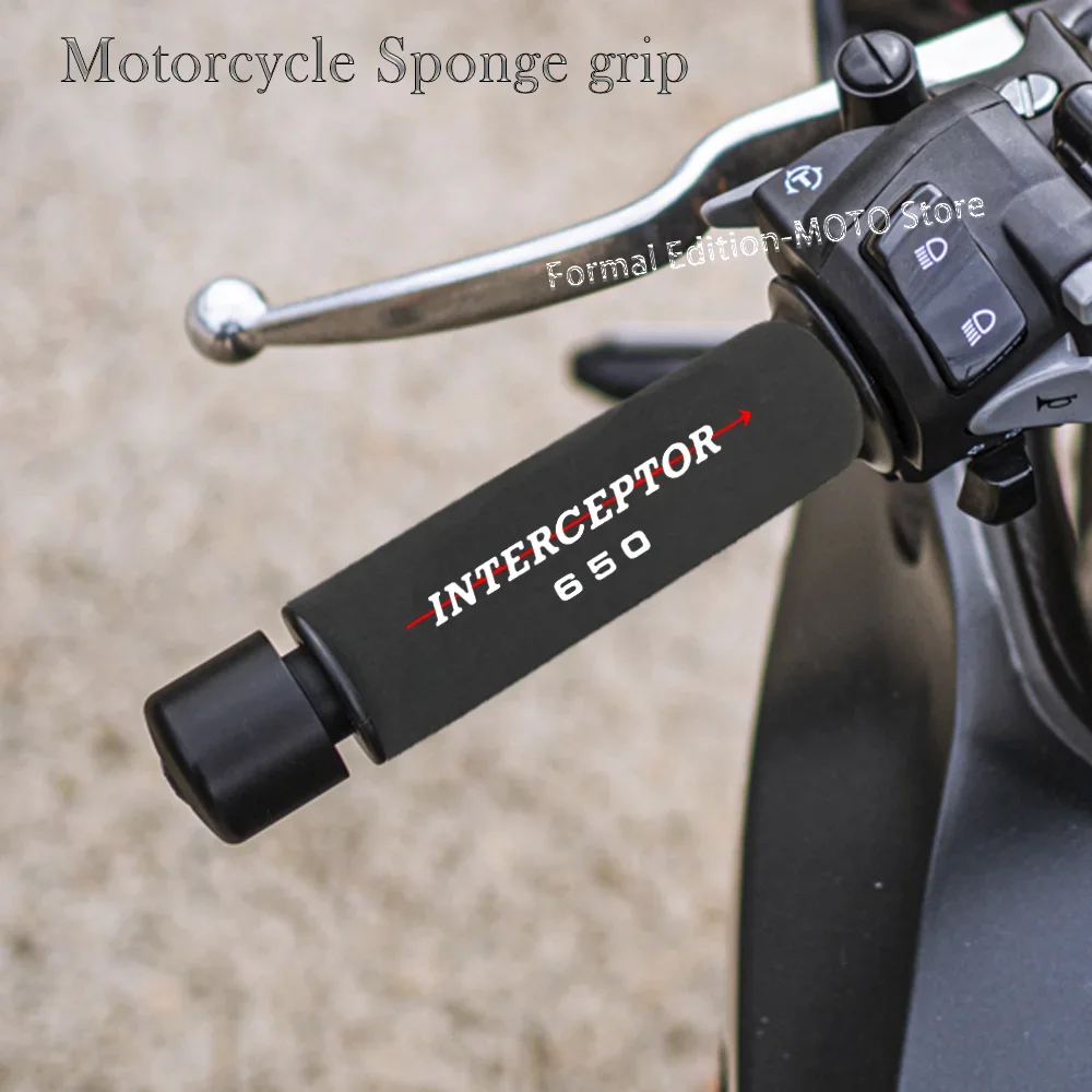 

Motorcycle Grip Cover Shockproof Non-Slip Handlebar Grip Sponge Cover for Interceptor 650 Interceptor 650 Twin Continental GT650