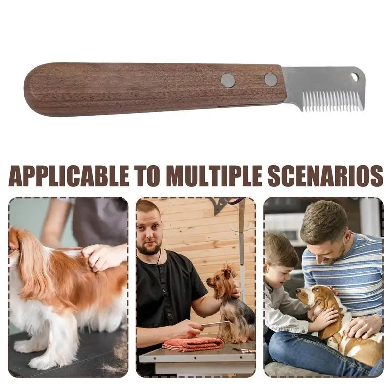 Профессиональные ножи для зачистки собак расческа ухода за домашними животными