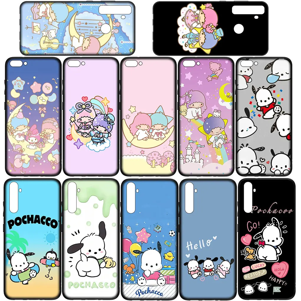 Pachacco Little Twin Star Cover Phone Case for Xiaomi Redmi Note 9 8 11 Pro 4G 5G 9S 11S 9A 9C NFC 9T 8A Funda Soft Casing