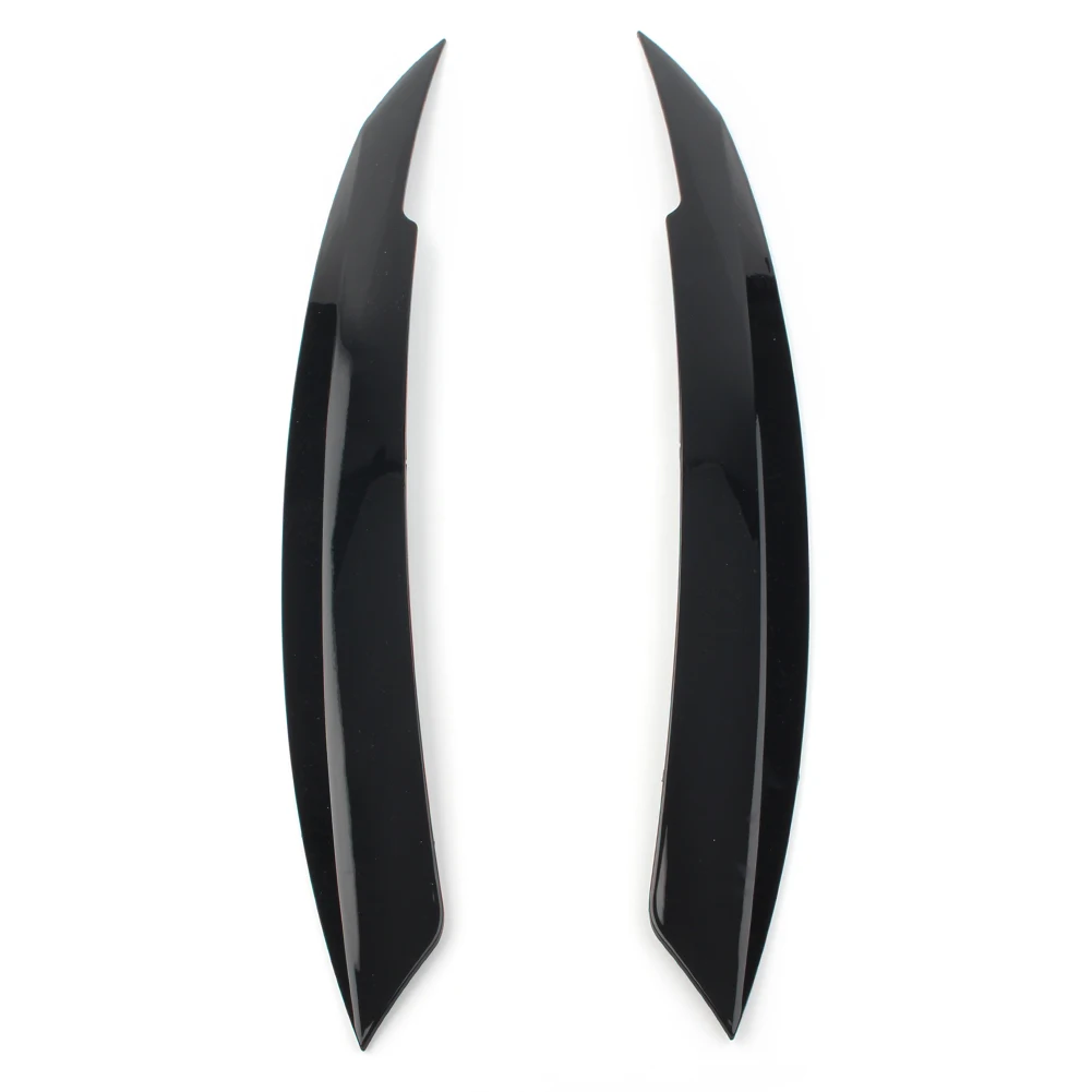 

Для Volkswagen Jetta/Sagitar MK6 TSI TDI Hybrid 2010-2018 глянцевый черный/углеродный вид ABS автомобильная злая фара брови веко корпус