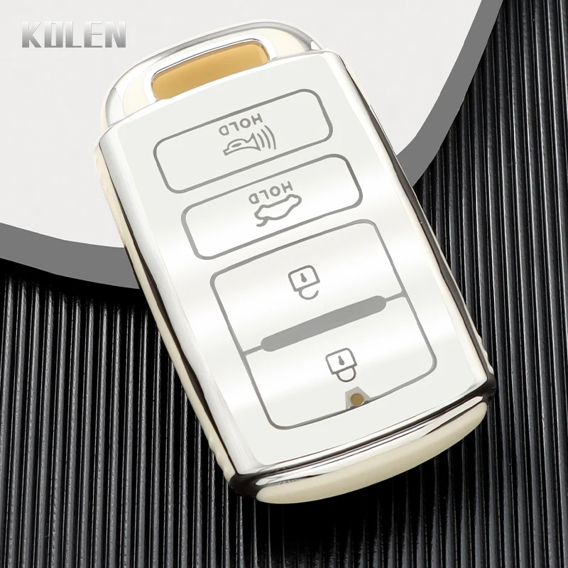 

Чехол для автомобильного ключа из ТПУ с 4 кнопками, чехол-брелок для KIA Cadenza Sorento K3 K5 K7 K900, аксессуары для защиты телефона