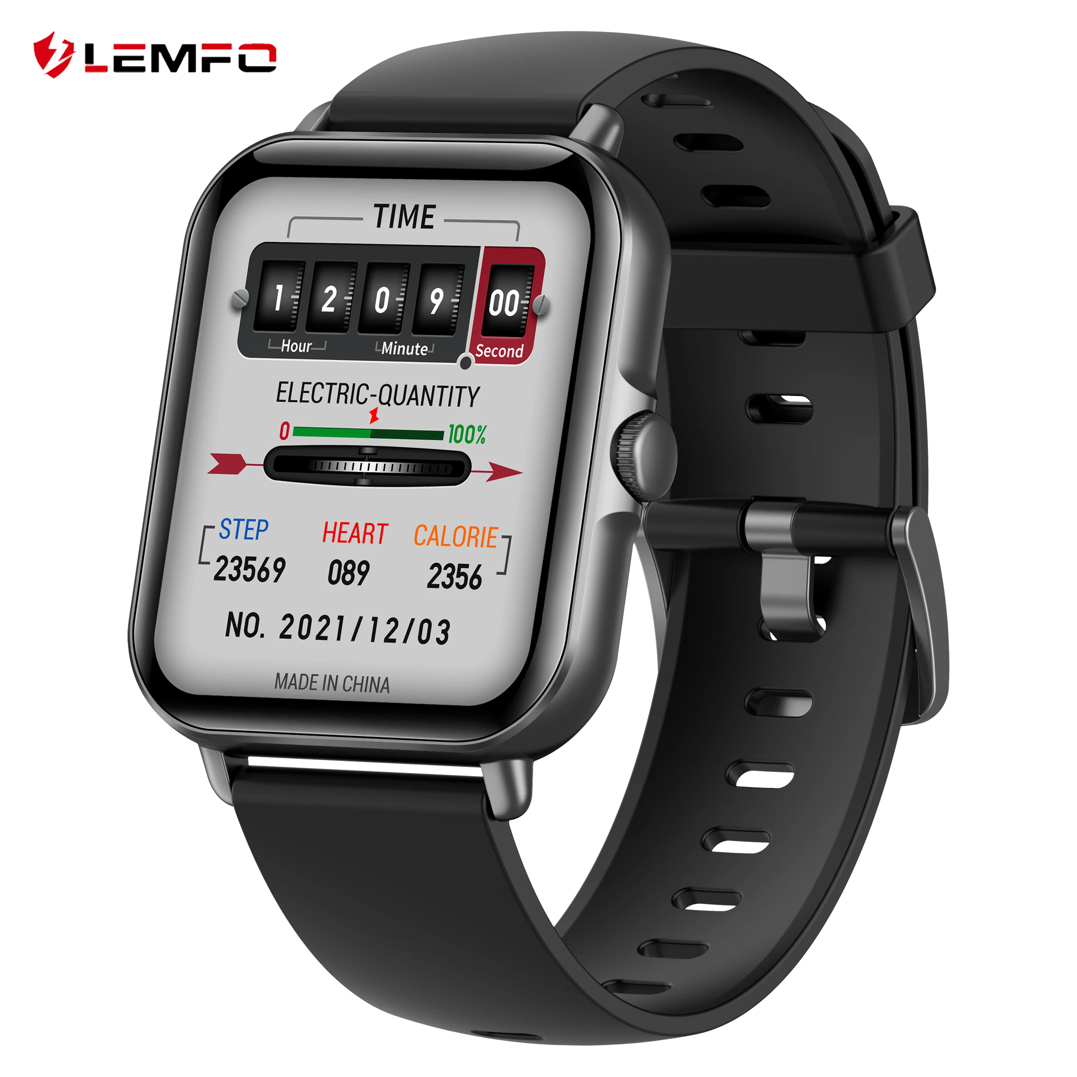 

LEMFO Smartwatch 2022 Smart Watch Men Women New Bluetooth Call Heart Rate Monitoring IP67 Warterproof Weather Forecast PK GTS 2