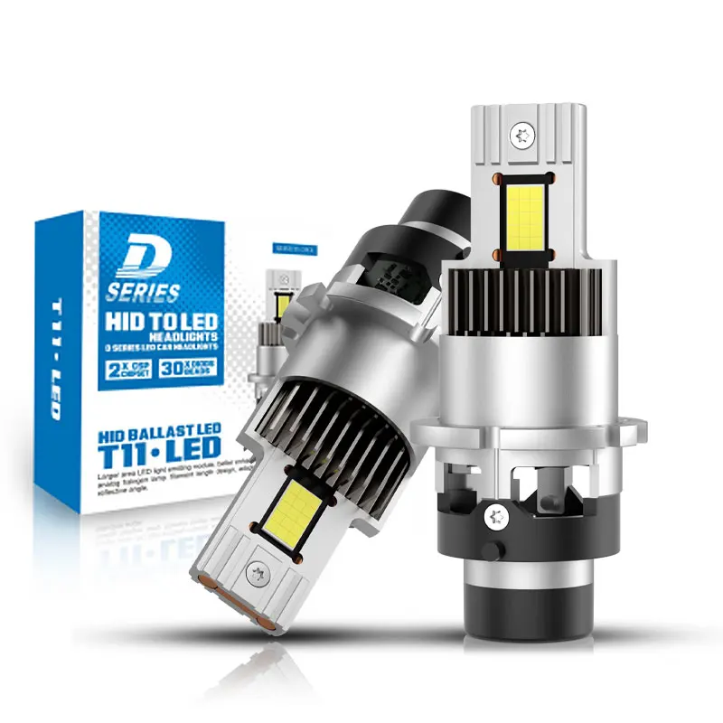 

D2S D2R D4S D4R Светодиодные фары 1:1 Замена Оригинальный HID D4S D4R 6000K Plug and Play LED 12 В 2 шт.