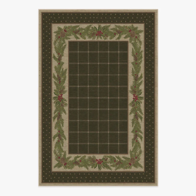 

Полиэстеровый ковёр с цветочным рисунком