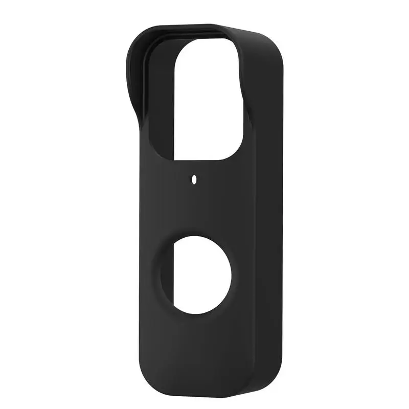 

Camera Cases For Video Doorbell Cover Black Silicone Waterproof Dustproof Dropproof Protetive Skin For Smart Doorbell