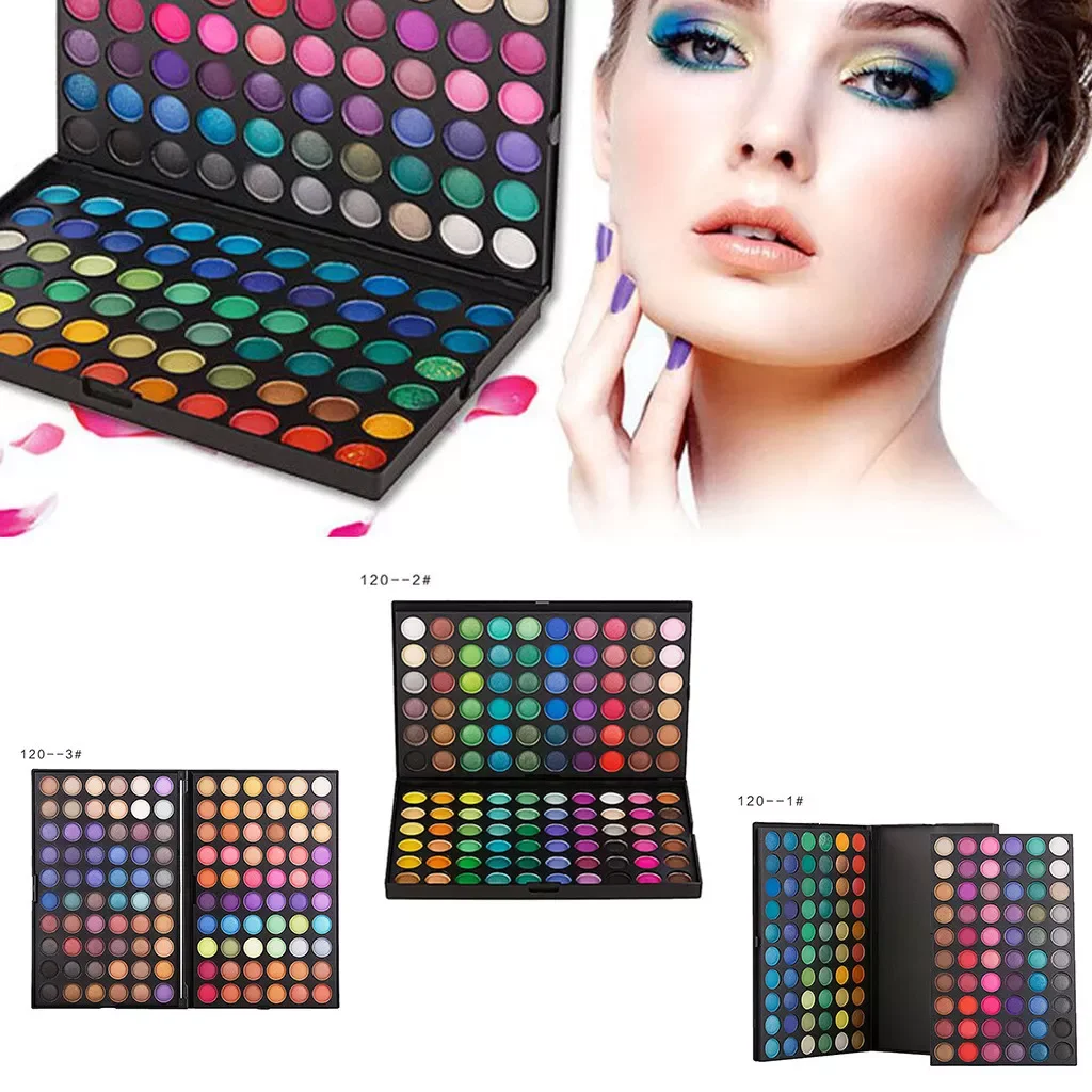 

NEW 120 Colors Renaissance Eye Shadow Makeup Cosmetic Shimmer Matte Eyeshadow Palette Eyeshadow pallete glitter Makeup pallete D