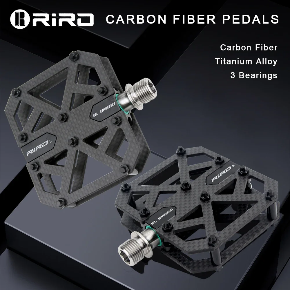 Сверхлегкие карбоновые велосипедные педали RIRO-SL SPEED 3 идеально подшипники для