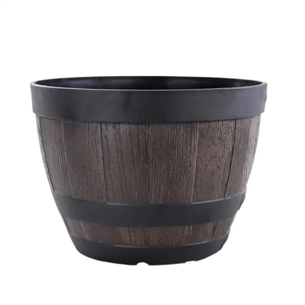 

Имитация деревянных бочек каучуковый цветочный горшок Винтажный стиль плантатор фермерский